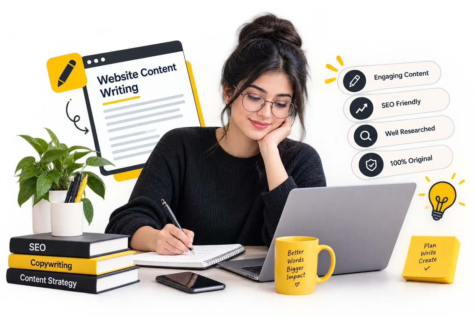Website content writing services