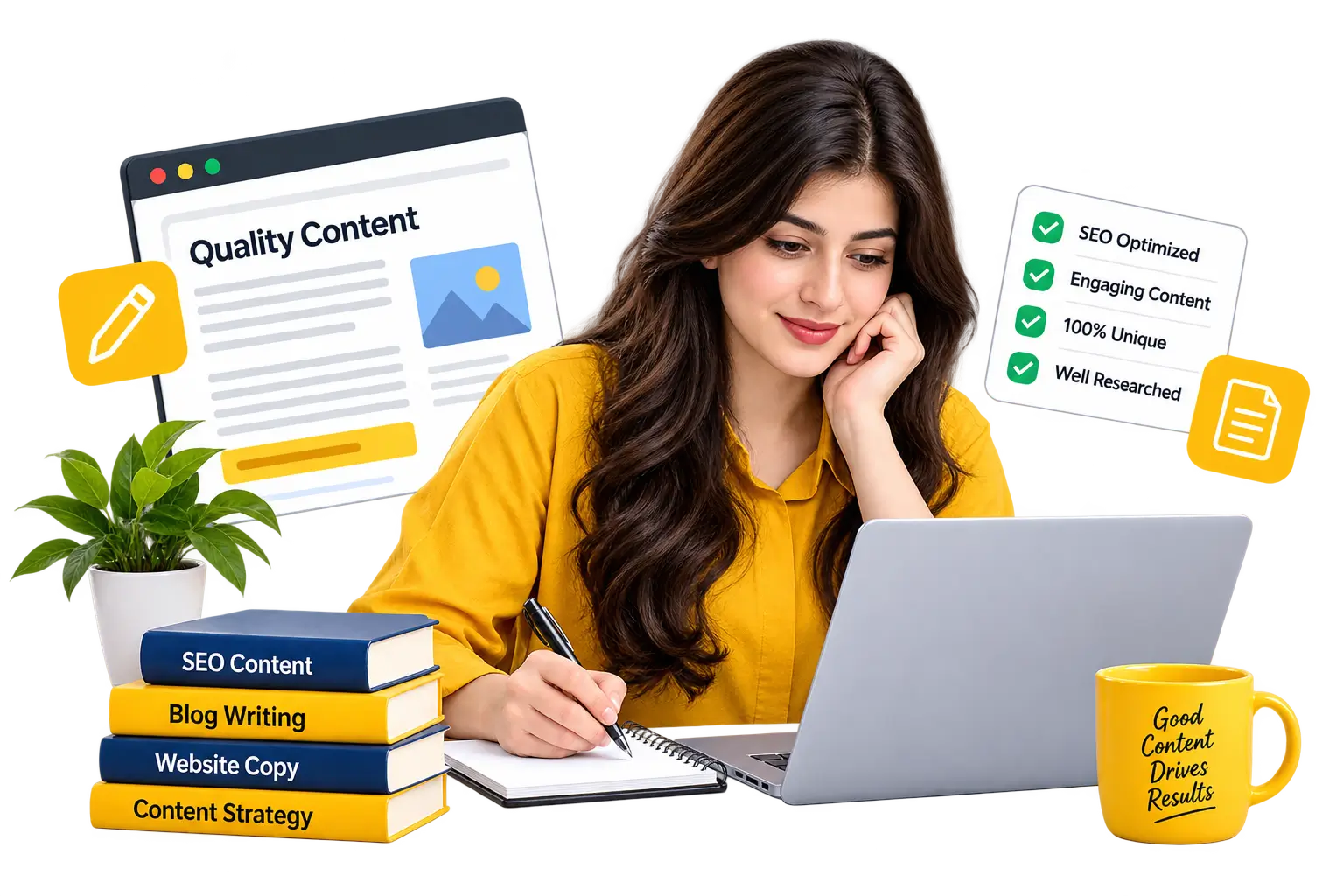 Website content writing services